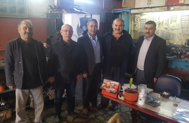 Kadosan  Oto Sanayi Sitesi Yönetim  Kurulu Olarak Esnaflarımızı  Ziyaret Ettik.