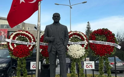 KADOSAN Yönetimi Olarak DES Sanayi Sitesi’nde Düzenlenen 10 Kasım Atatürk’ü Anma Programına Katıldık....