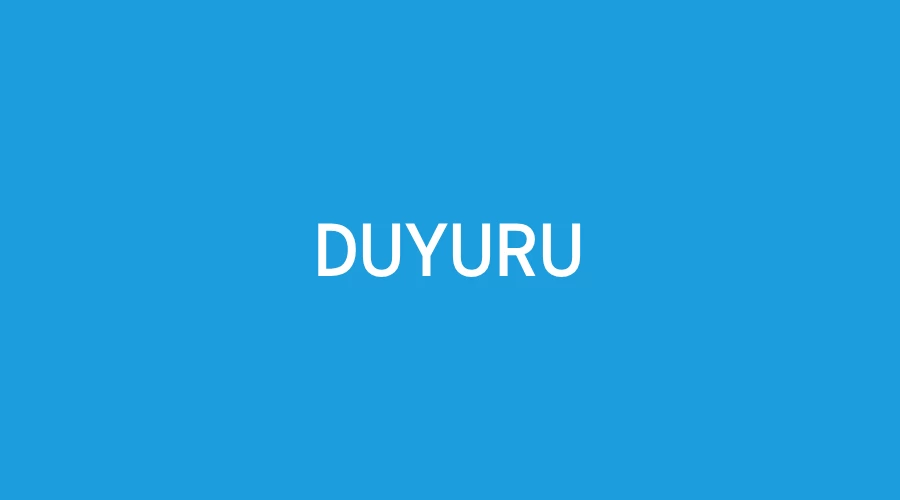 DUYURU