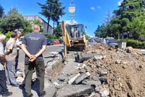 SANAYİ SİTEMİZDE 1. CADDE’DEKİ KANALİZASYON ÇALIŞMASI TAMAMLANDI.