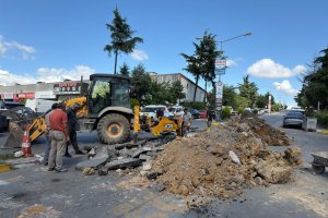 SANAYİ SİTEMİZDE 1. CADDE’DEKİ KANALİZASYON ÇALIŞMASI TAMAMLANDI.