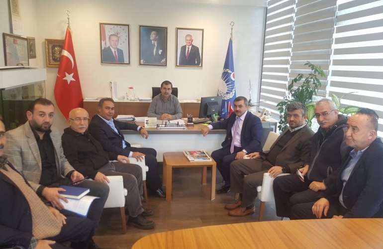 Kadosan  Oto Sanayi Sitesi Yönetim  Kurulu Olarak Ümraniye Belediyesi Zabıta  Müdürü Sayın  Nejat Ergün'ü  Ziyaret Ettik.